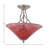 Capri Semi-Flush 3-Bulbs Shown With 16" Glass-766149795-766149804