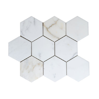 4 MOSAIQUE MOON HONIQUE - CALACATTA DORÉ