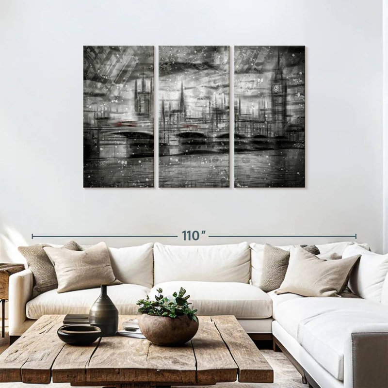 Sebbie London Dynamic Shapes, 48" H x 74" W