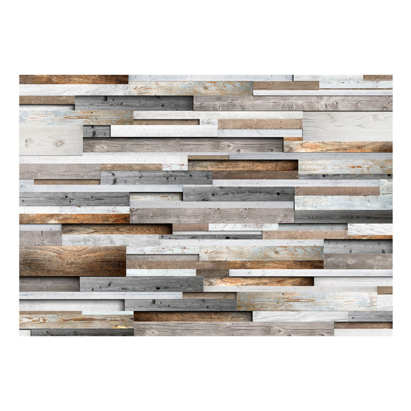 Wooden Order Wall Mural, 4.59' L x 77.2'' W