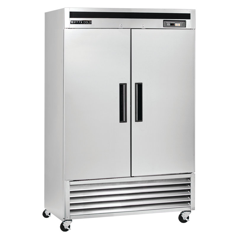 Maxx Cold 54" Stainless Steel Double Door Reach-In Freezer