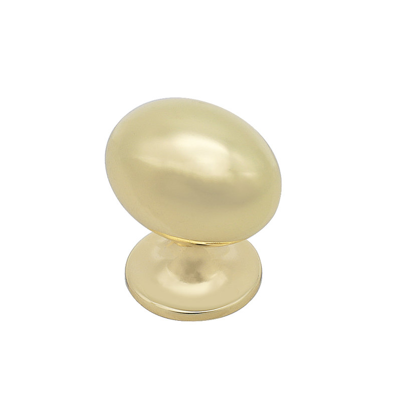 Poignée anneau Utopia Alley Charlton - Boutons décoratifs pour armoires et tiroirs - Quincaillerie d'armoire rétro avec or poli fini à la main - Boutons de tiroir en métal 1,38 po (ensemble de 25)