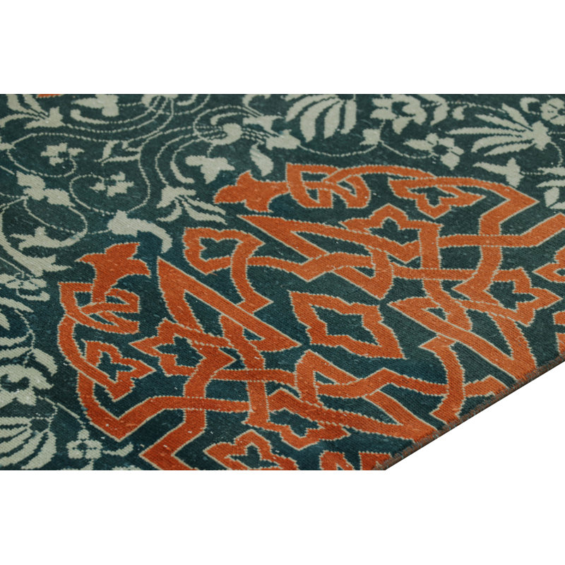 One-of-a-Kind 3'3”x9'6” Hand Knotted Area Rug