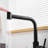 Black Pull Out Spray Kitchen Faucet - Single Handle Tap For Bathroom And Sinks Matte Sink With Pull-Down Modern Style All