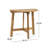 Outdoor Half-Round Folding Acacia Wood Bistro Table, Natural-988312859