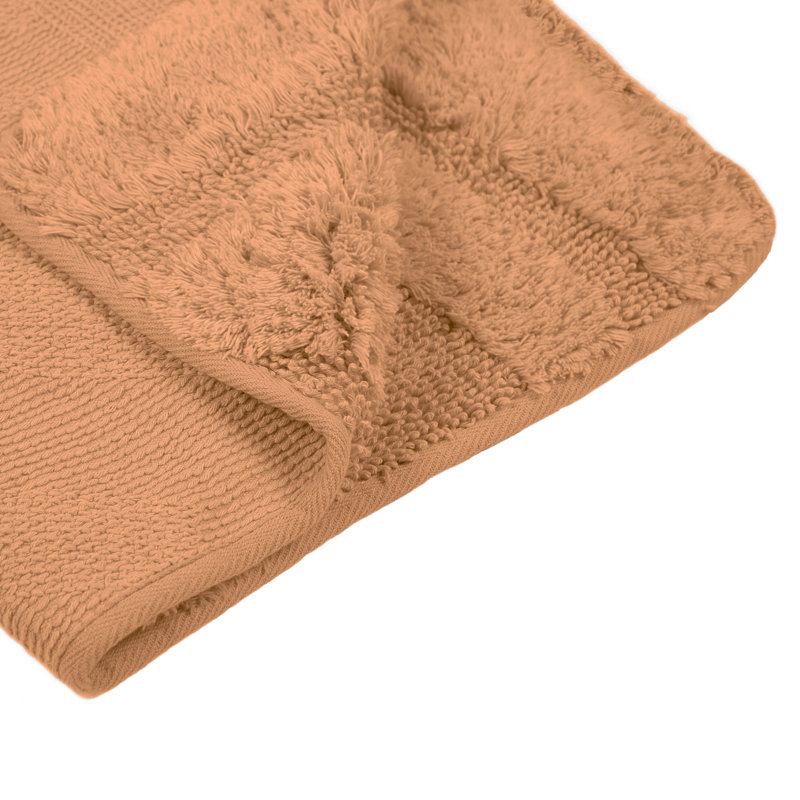 Irine Cotton Non-Slip Bath Rug, Coffee