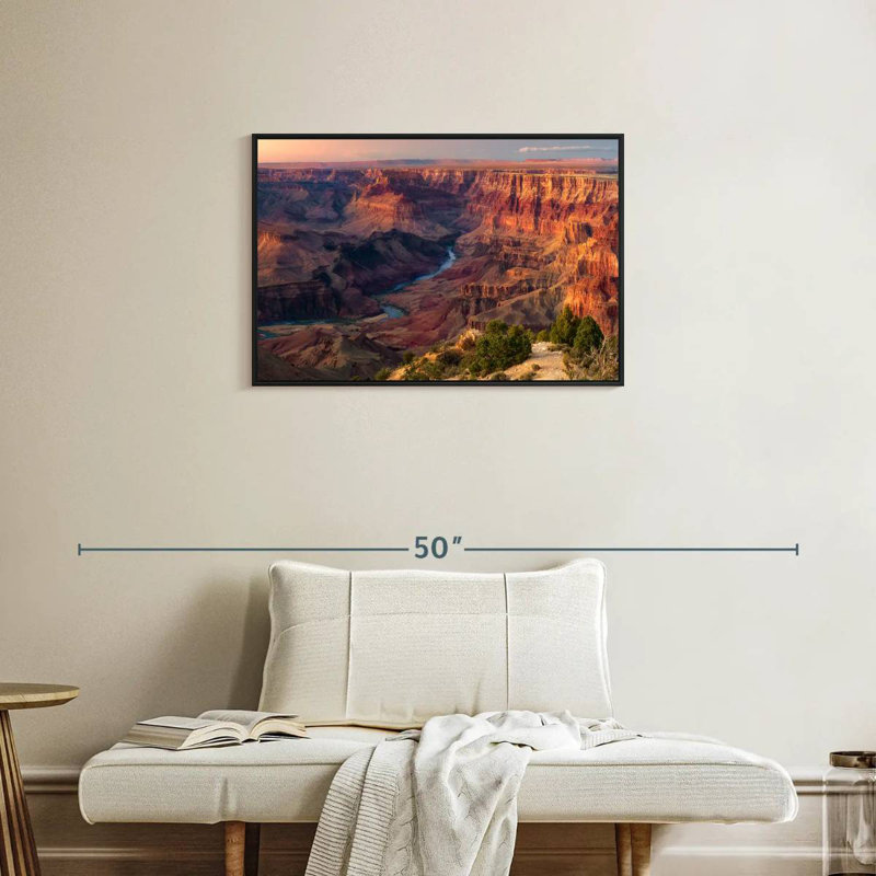 Alvord frappant le Grand Canyon, H 21 po x l 31 po