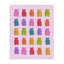 Pastels gélifiés sur toile rose, design par Lish Creative-130636386