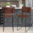 Andoche Faux Leather Iron Frame Upholstered Stool-66324907-118658269