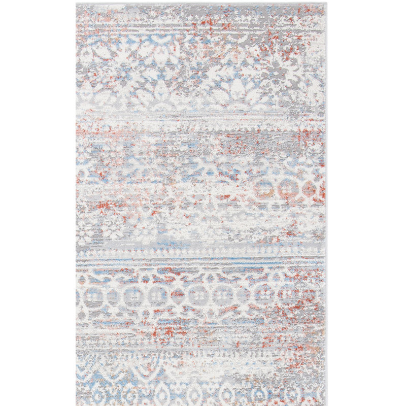 Gov Cotton Southwestern Rug, Square 6'7"