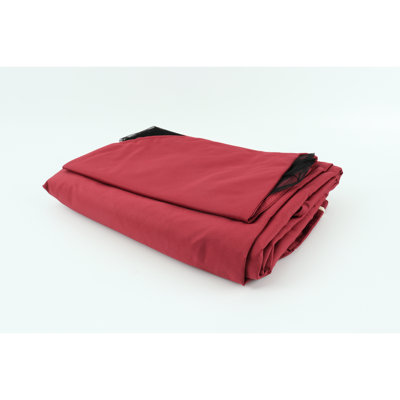 Red 10X10 Ft Gazebo Replacement Covering. Protected, Water-Repellent. Double-Layered With Drain Holes And Barrier Patio Roof Top - Red. Protection, Water-. Has Screen
