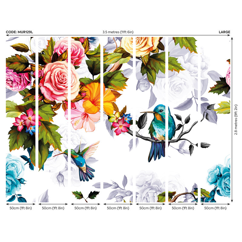 Sowa Matte Wall Mural, 280cm L x 350cm W