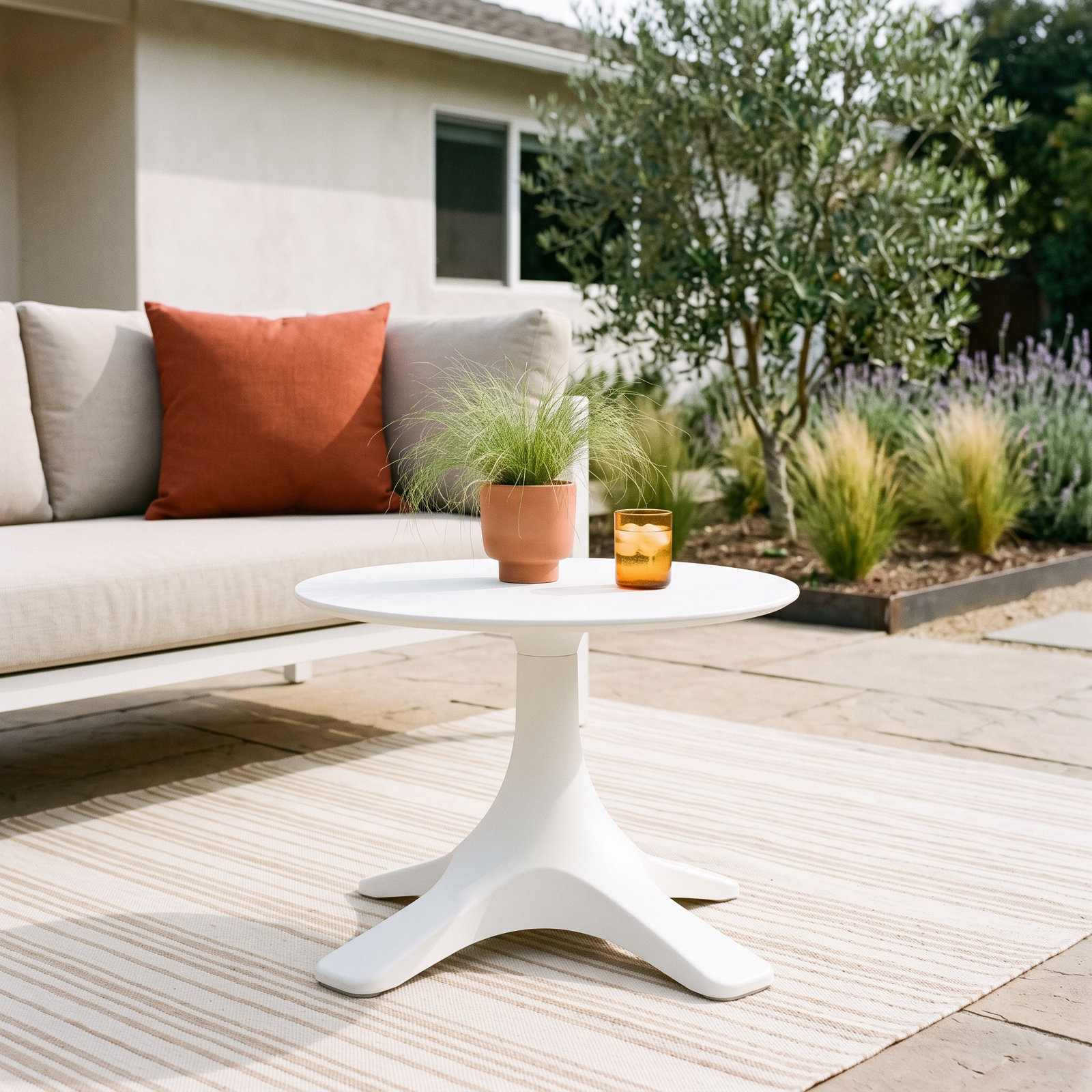 Wave 24" Patio Side Table