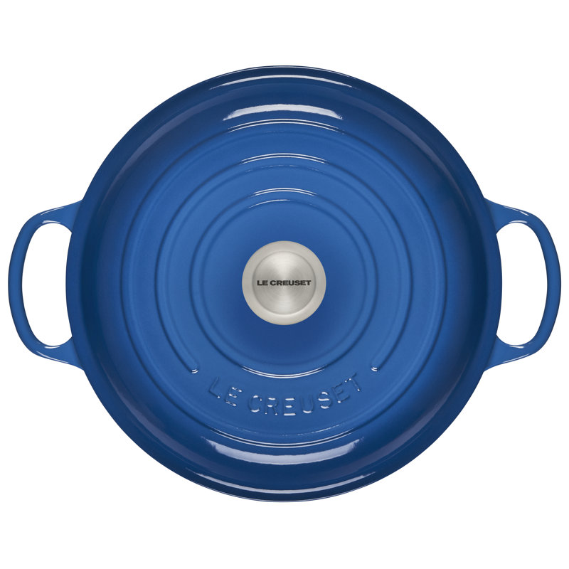 Le Creuset Signature Enameled Cast Iron Braiser with Lid, Marseille