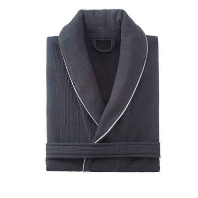 Blocton Terry Cloth Gender Neutral Mid-Calf Bathrobe with Pockets