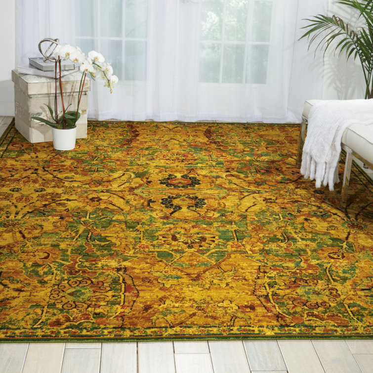 Tapis oriental vert Gaspard