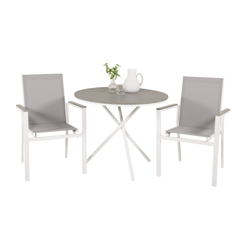 Akia 2 - Person Patio Dining Set with Round Table