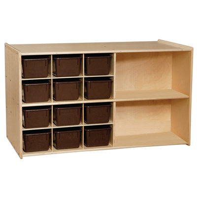 14 Compartment Manufactured Wood Cubby