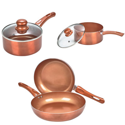 6 - Piece Non-Stick Aluminum Cookware Set