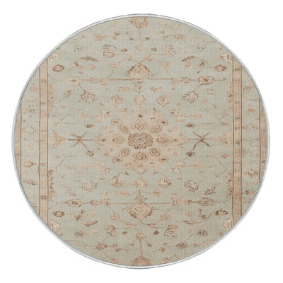 Tapis beige lavable à la machine Afyon