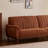 Corduroy Brown Straight Sofa