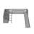 Twin Size Loft Bed With Slide-1100799243