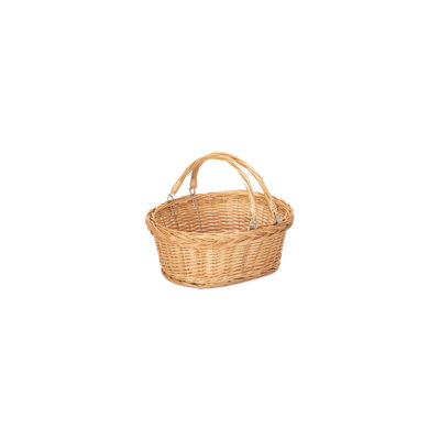 Wicker Small Swing Handle Shopper Basket