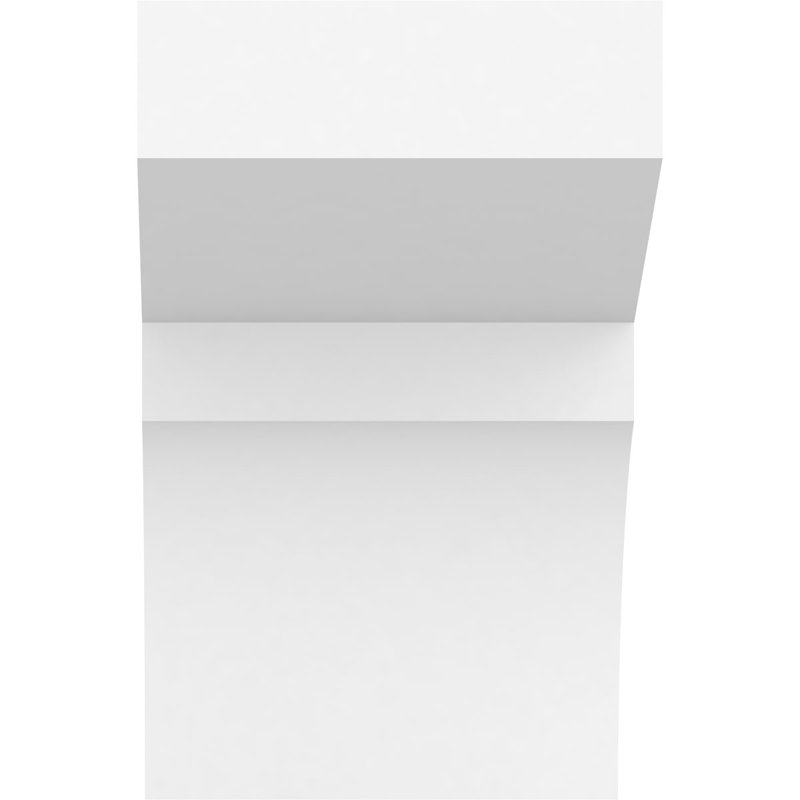 5"W x 8"H x 16"L Standard Monterey Architectural Grade PVC Rafter Tail, 8"H x 5"W x 16"D