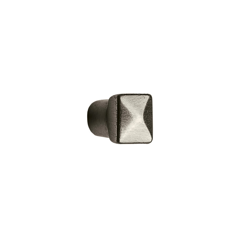 Bronze Square Knob, Silicon Bronze Dark