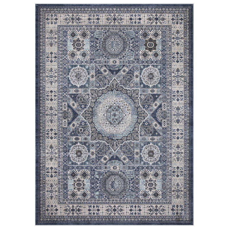 Merseles X 9 pi Tapis, Rectangle 6 pi 7 po x 9 pi 3 po