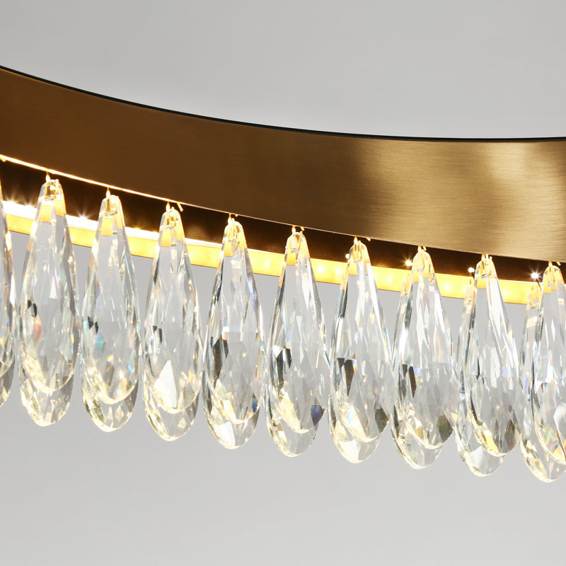 Irma Dimmable LED Wagon Wheel Large Chandelier