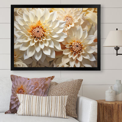 " White Dahlia Minimalism "