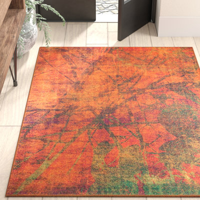 Loyalton Orange/Green Rug