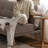 70.87" Light Gray 100% Polyester Modular Sofa cushion couch