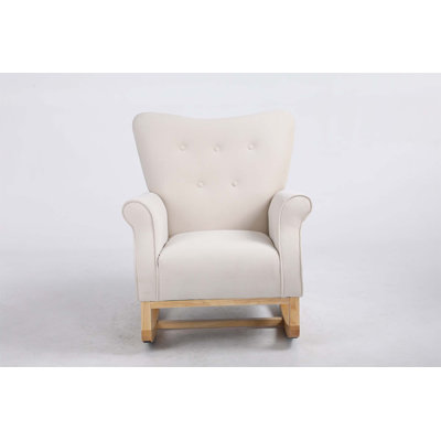Jeffren Velvet Rocking Chair