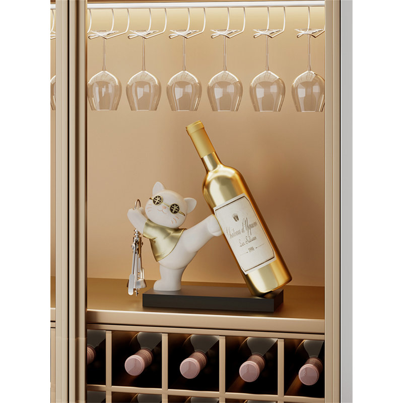 Support à vin créatif