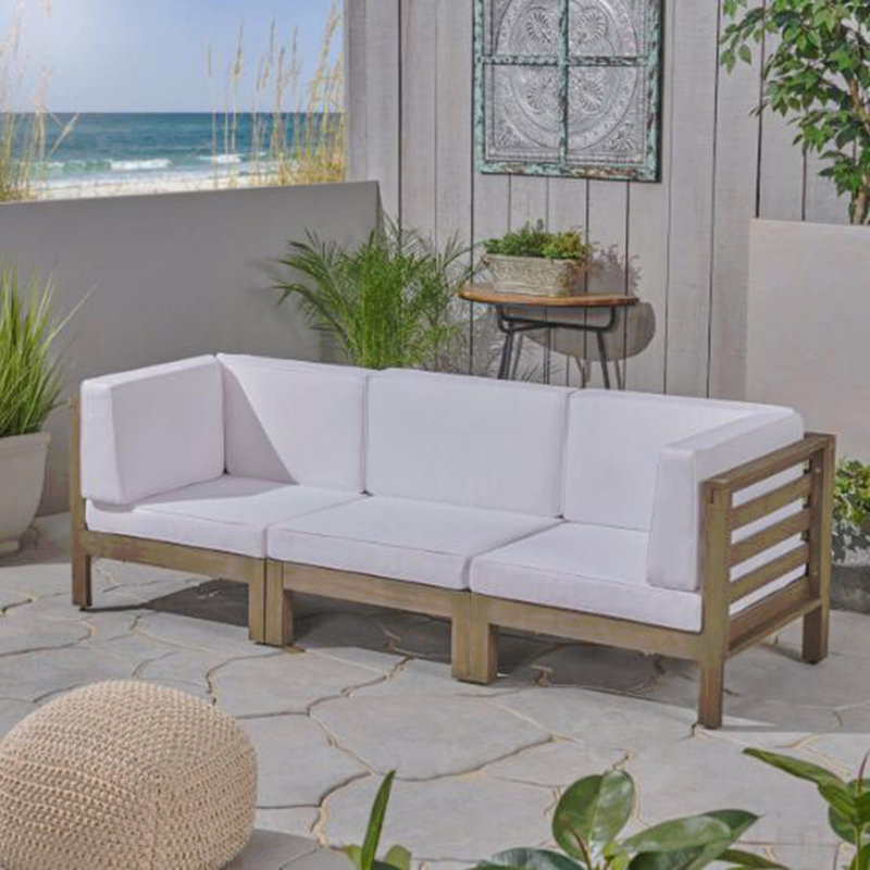 3-Piece Sofa Set, White
