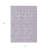 3' X 5' Lavender And Ivory Geometric Washable Indoor Outdoor Area Rug