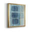 Bleu bleu horizon II - toile encadrée de qualité supérieure - prête à être accrochée