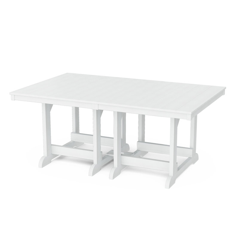 Heritage 44" x 72" Dining Table, White