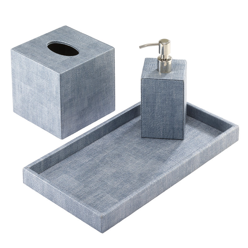 Luster Soap Dispenser, Ice Blue