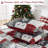 Reversible Christmas Patchwork Plaid Quilt Set-135991725