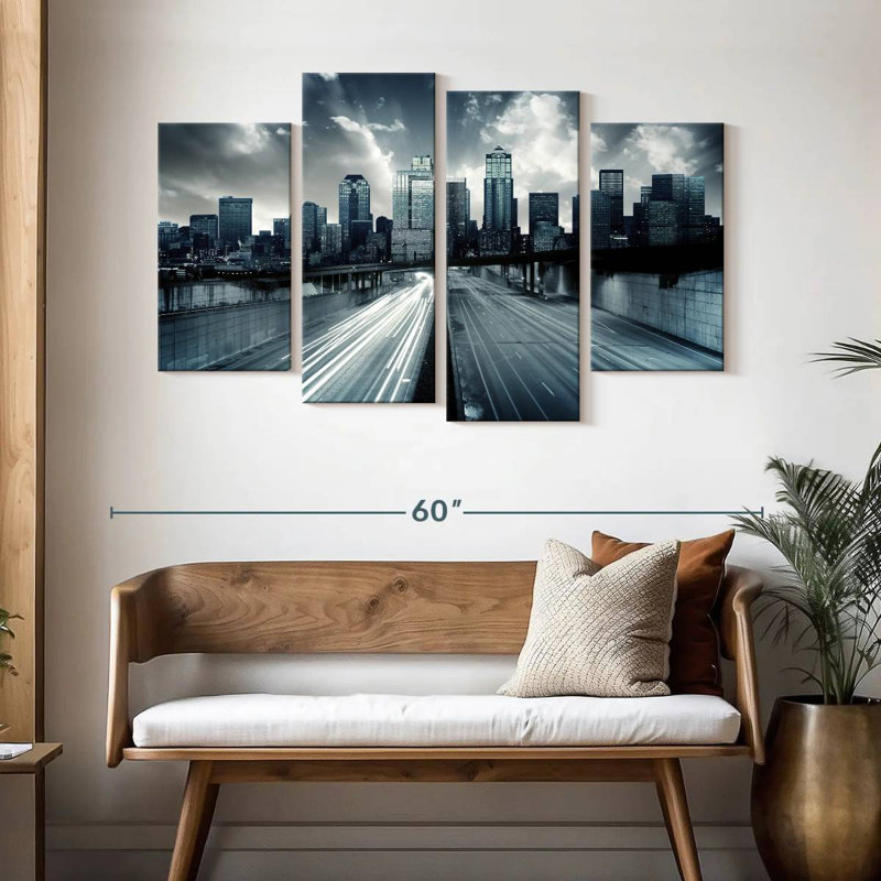 Sireci Modern City Highway, 32'' H x 52'' W