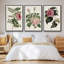 «Pink Floral Mix I», ensemble de 3 reproductions sur toile-97710166-97710167