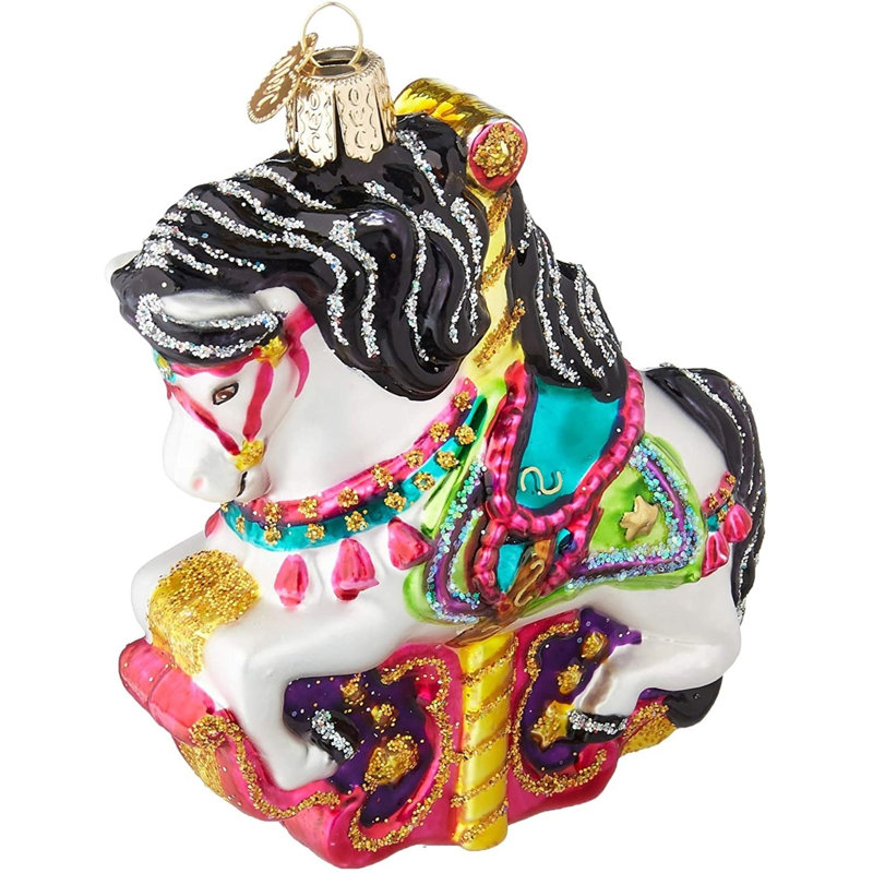 Ornement figurine à suspension de type cheval