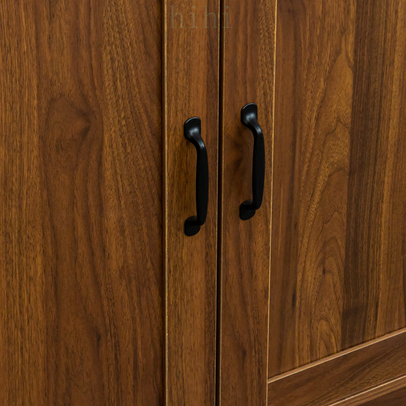 Buffet moderne en bois avec 2 portes, 1 rangement et 2 tiroirs - Armoire de service pour la salle à manger