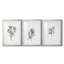 Imprimé floral rétro CCI - impression encadrée sur mesure de qualité supérieure - 3 pièces-36494815