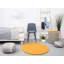 Round Solid Colour Hand Woven Area Rug-38568173