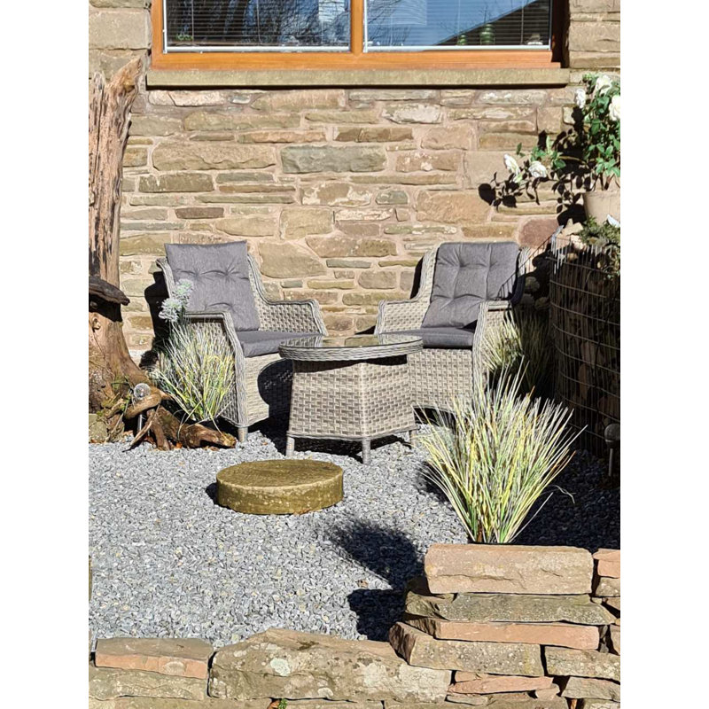 Marigny 2 Seater Bistro Set with Cushions