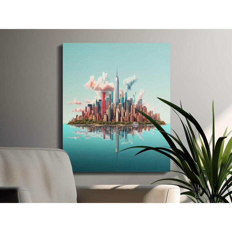 Couto 1 Piece Wrapped Canvas Wall Art Set, 20x24